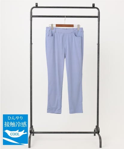 OLLGA27089 eur3 【大きいサイズ/接触冷感】サマーハイパーストレッチパンツ