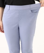 OLLGA27089 eur3(エウルキューブ) 【大きいサイズ/接触冷感】サマーハイパーストレッチパンツ ブルー(55)