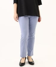 OLLGA27089 eur3(エウルキューブ) 【大きいサイズ/接触冷感】サマーハイパーストレッチパンツ ブルー(55)