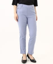 OLLGA27089 eur3(エウルキューブ) 【大きいサイズ/接触冷感】サマーハイパーストレッチパンツ ブルー(55)
