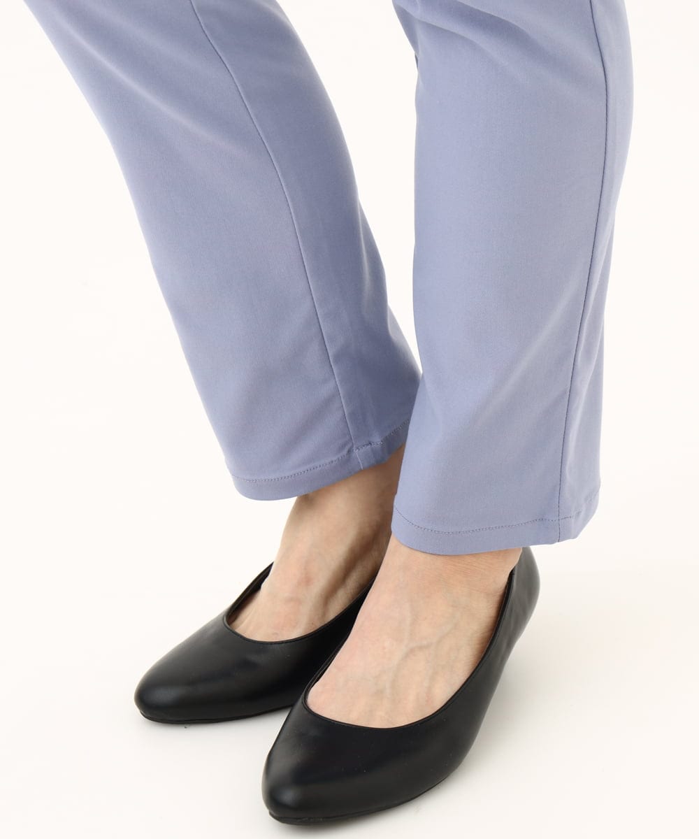 OLLGA27089 eur3(エウルキューブ) 【大きいサイズ/接触冷感】サマーハイパーストレッチパンツ ブルー(55)