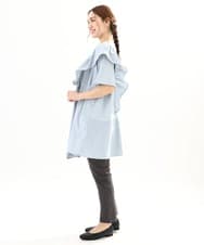 OLLGA27089 eur3(エウルキューブ) 【大きいサイズ/接触冷感】サマーハイパーストレッチパンツ ダークグレー(93)