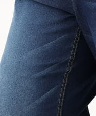 OLLGA43099 eur3(エウルキューブ) 【大きいサイズ/接触冷感】ストレートワイドデニムパンツ ネイビー(57)