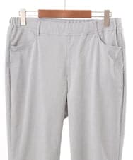 OLLGD14089 eur3(エウルキューブ) 【WEB先行販売】【大きいサイズ/接触冷感】ハイパーストレッチカットレングスパンツ グレー