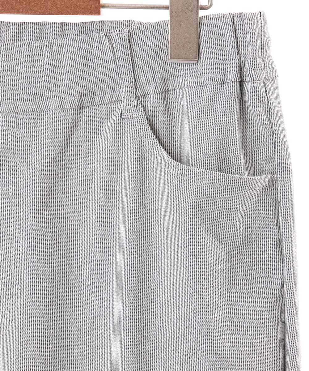 OLLGD14089 eur3(エウルキューブ) 【WEB先行販売】【大きいサイズ/接触冷感】ハイパーストレッチカットレングスパンツ グレー