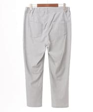 OLLGD14089 eur3(エウルキューブ) 【WEB先行販売】【大きいサイズ/接触冷感】ハイパーストレッチカットレングスパンツ グレー