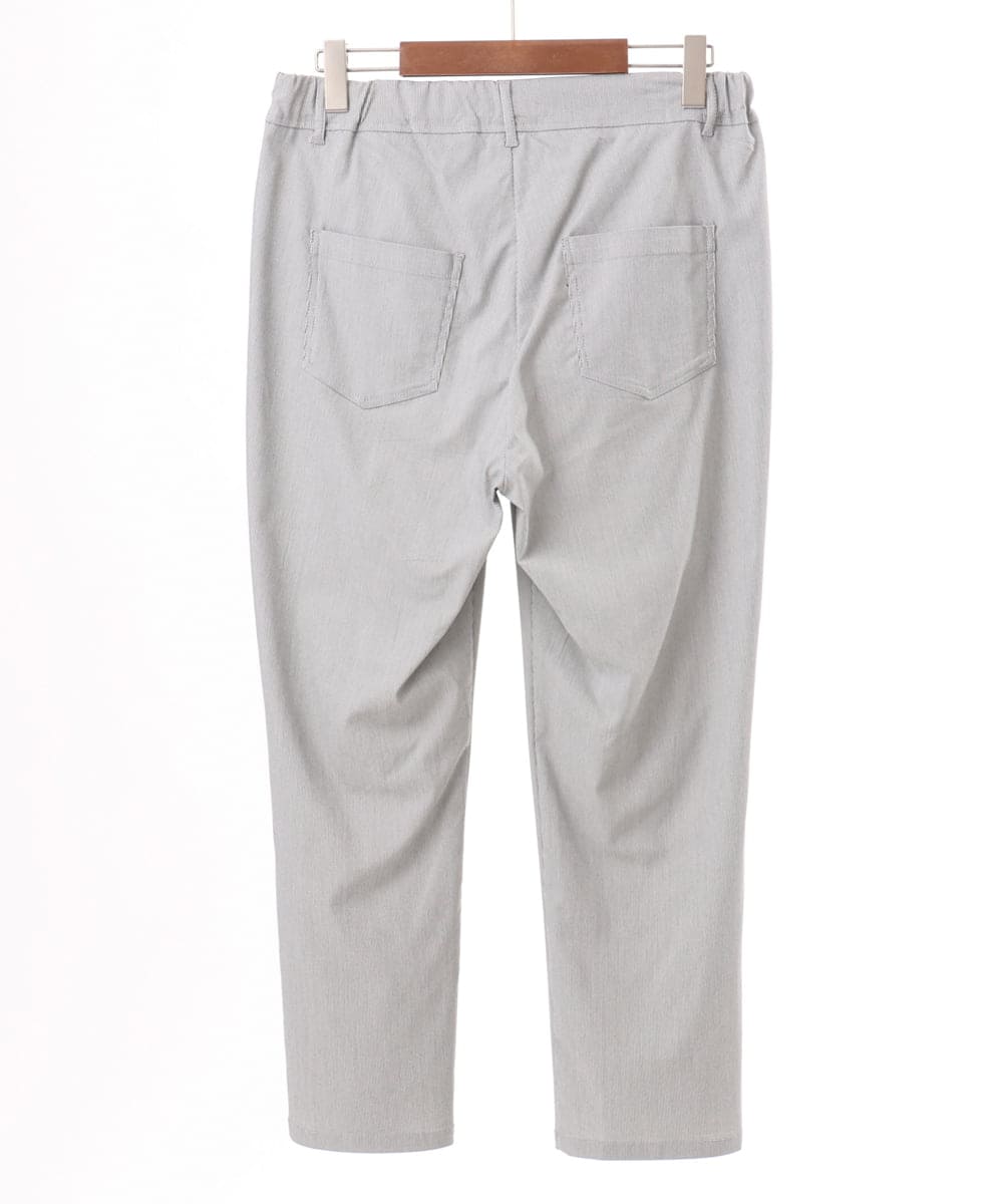 OLLGD14089 eur3(エウルキューブ) 【WEB先行販売】【大きいサイズ/接触冷感】ハイパーストレッチカットレングスパンツ グレー