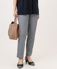 OLLGD15089 eur3(エウルキューブ) 【大きいサイズ/接触冷感】ハイパーストレッチパンツ ネイビー