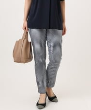 OLLGD15089 eur3(エウルキューブ) 【大きいサイズ/接触冷感】ハイパーストレッチパンツ ネイビー