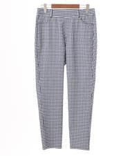 OLLGD15089 eur3(エウルキューブ) 【WEB先行販売】【大きいサイズ/接触冷感】ハイパーストレッチパンツ ネイビー