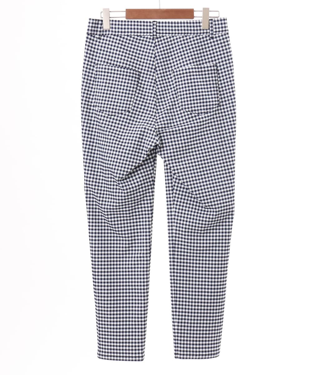 OLLGD15089 eur3(エウルキューブ) 【WEB先行販売】【大きいサイズ/接触冷感】ハイパーストレッチパンツ ネイビー