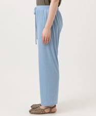 OLLGD20079 eur3(エウルキューブ) 【WEB先行販売】【大きいサイズ】カットプリーツパンツ ブルー