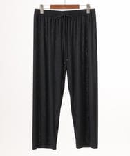 OLLGD20079 eur3(エウルキューブ) 【WEB先行販売】【大きいサイズ】カットプリーツパンツ ブラック