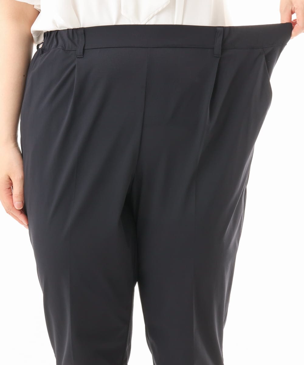 OLLGD21099 eur3(エウルキューブ) 【大きいサイズ/軽量/涼しい】エアリーパンツ ネイビー