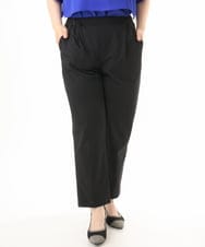 OLLGD21099 eur3(エウルキューブ) 【大きいサイズ/軽量/涼しい】エアリーパンツ ブラック