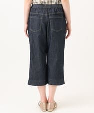 OLLGD24109 eur3(エウルキューブ) 【WEB先行販売】【大きいサイズ】クロップドデニムパンツ ネイビー