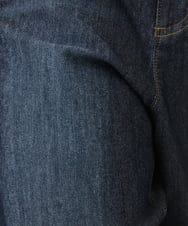 OLLGD24109 eur3(エウルキューブ) 【WEB先行販売】【大きいサイズ】クロップドデニムパンツ ネイビー