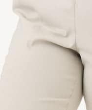 OLLGD26089 eur3(エウルキューブ) 【シリーズ累計販売2万枚！/大きいサイズ】さらさらストレッチカットレングステーパードパンツ グレージュ