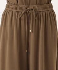 OLLGD29089 eur3(エウルキューブ) 【WEB先行販売】【大きいサイズ/接触冷感/セットアップ対応】ジャージーワイドパンツ モカ