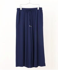 OLLGS48080 eur3(エウルキューブ) 【大きいサイズ/セットアップ対応】ジャージーワイドパンツ ネイビー(57)