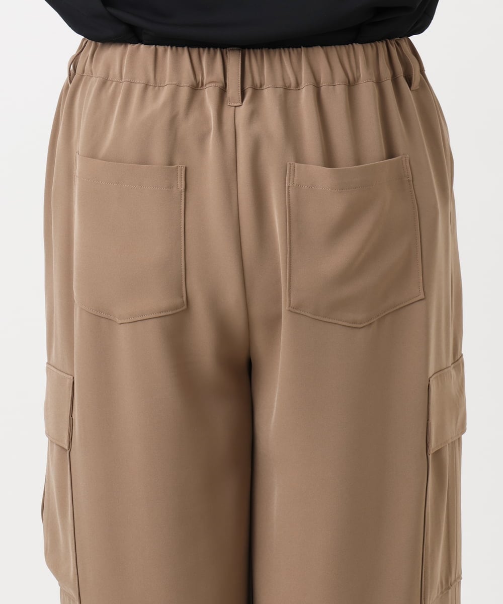 OLLHA31119 eur3(エウルキューブ) 【WEB先行販売】【大きいサイズ】カーゴパンツ モカ(84)