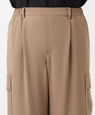 OLLHA31119 eur3(エウルキューブ) 【WEB先行販売】【大きいサイズ】カーゴパンツ モカ(84)