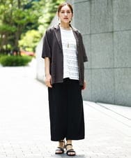 OLLHA31119 eur3(エウルキューブ) 【WEB先行販売】【大きいサイズ】カーゴパンツ モカ(84)