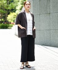 OLLHA31119 eur3(エウルキューブ) 【WEB先行販売】【大きいサイズ】カーゴパンツ ブラック(94)