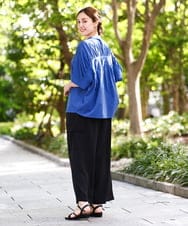 OLLHA31119 eur3(エウルキューブ) 【WEB先行販売】【大きいサイズ】カーゴパンツ ブラック(94)