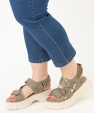 OLLHA33089 eur3(エウルキューブ) 【追加販売】【大きいサイズ/接触冷感】ストレッチデニムパンツ ブルー(55)