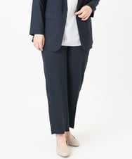 OLLHA39139 eur3(エウルキューブ) 【WEB先行販売】【大きいサイズ/11号サイズあり/セットアップ対応】接触冷感ストレッチストレートパンツ ネイビー(57)