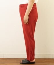 OLLHP36090 eur3(エウルキューブ) 【大きいサイズ】サイドスリットカラーパンツ レッド(05)