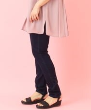 OLLHP39075 eur3(エウルキューブ) 【大きいサイズ】レギンスパンツデニム ネイビー(57)