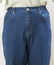 OLLHS39090 eur3(エウルキューブ) 【大きいサイズ】ワイドデニムパンツ ブルー(55)