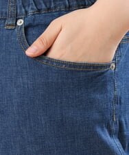 OLLHS39090 eur3(エウルキューブ) 【大きいサイズ】ワイドデニムパンツ ブルー(55)