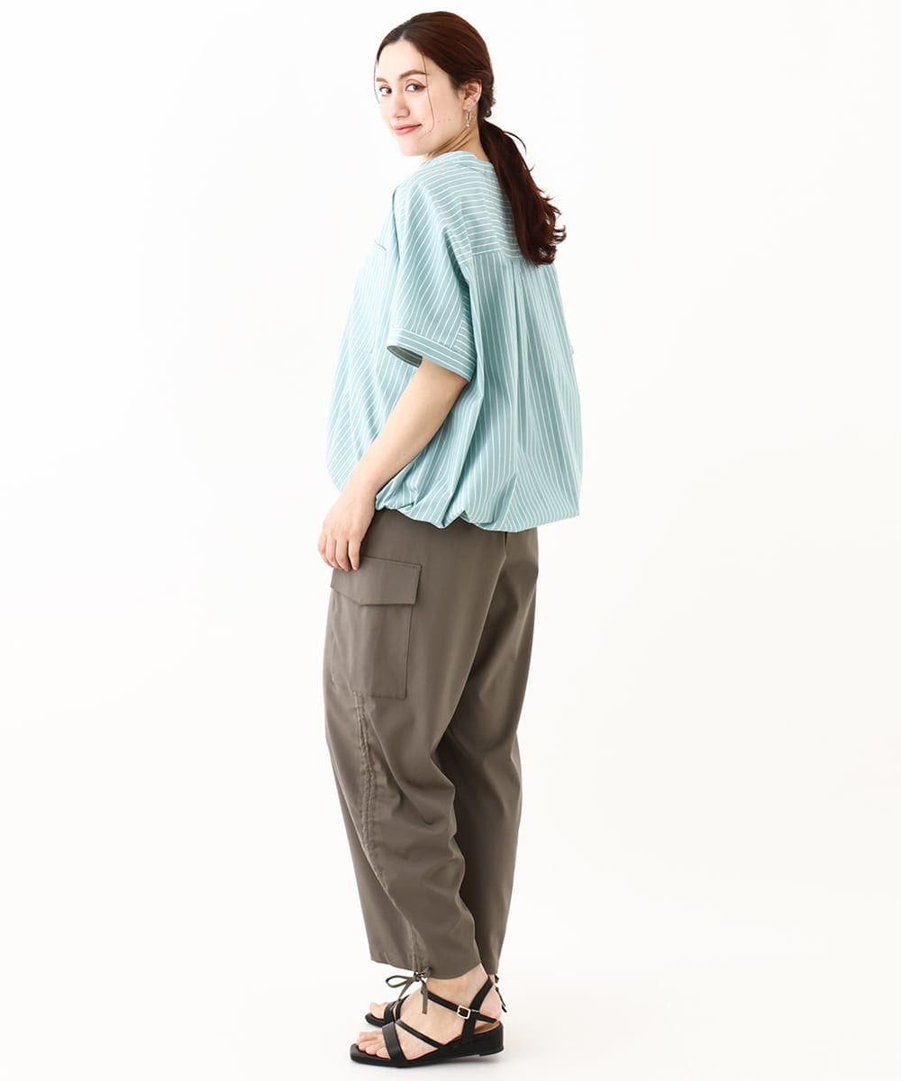 OLLHV30119 eur3(エウルキューブ) 【大きいサイズ】カーゴパンツ カーキ(36)