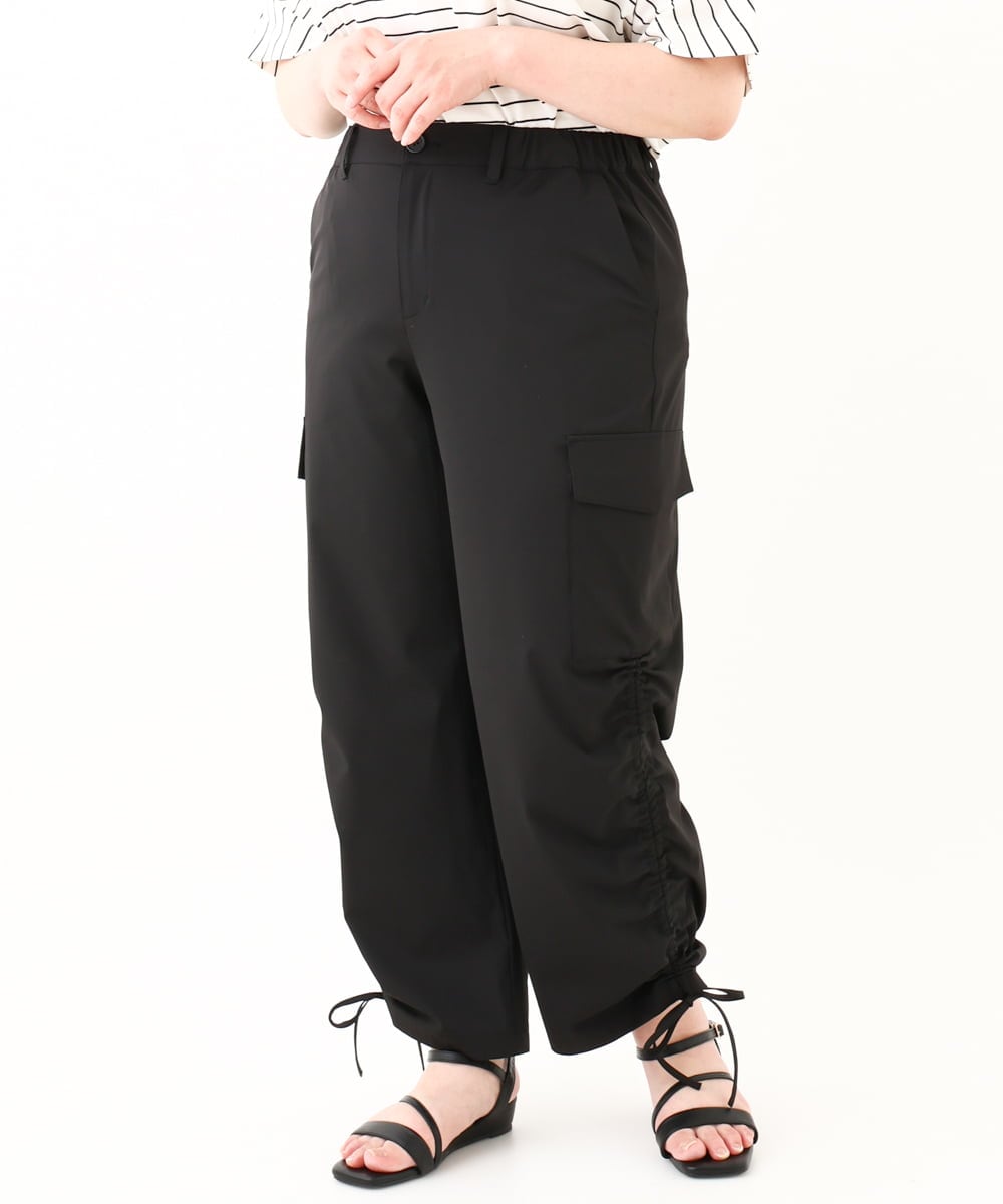 OLLHV30119 eur3(エウルキューブ) 【大きいサイズ】カーゴパンツ ブラック(94)