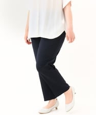 OLLHV32139 eur3(エウルキューブ) 【大きいサイズ/セットアップ対応】接触冷感カノコパンツ ネイビー(57)