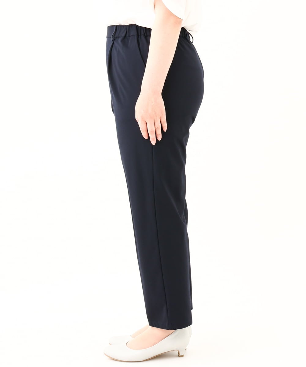 OLLHV32139 eur3(エウルキューブ) 【大きいサイズ/セットアップ対応】接触冷感カノコパンツ ネイビー(57)