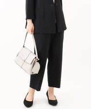 OLLHV32139 eur3(エウルキューブ) 【大きいサイズ/セットアップ対応】接触冷感カノコパンツ ブラック(94)
