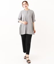 OLLHV32139 eur3(エウルキューブ) 【大きいサイズ/セットアップ対応】接触冷感カノコパンツ ブラック(94)