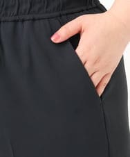 OLLIA18119 eur3(エウルキューブ) 【WEB先行販売】【大きいサイズ/接触冷感】カノコセンタープレスパンツ ネイビー(57)
