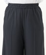 OLLIA18119 eur3(エウルキューブ) 【WEB先行販売】【大きいサイズ/接触冷感】カノコセンタープレスパンツ ネイビー(57)