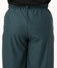 OLLIA38099 eur3(エウルキューブ) 【大きいサイズ/接触冷感】ナイロンストレッチワイドパンツ グリーン(35)