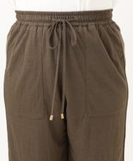 OLLIA44129 eur3(エウルキューブ) 【大きいサイズ/接触冷感】カノコワイドパンツ カーキ(36)
