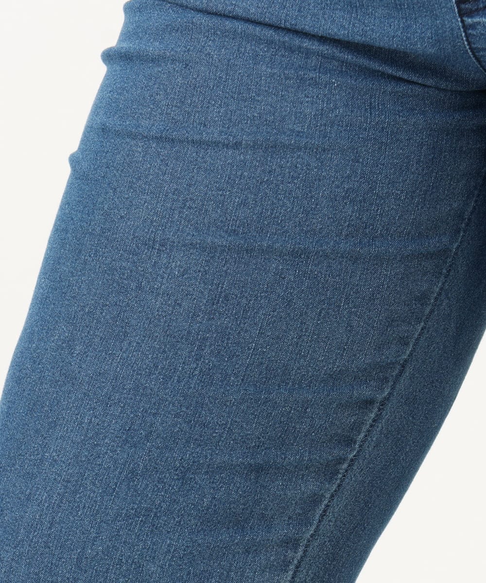 OLLIA45089 eur3(エウルキューブ) 【大きいサイズ/接触冷感】スリムストレッチデニムパンツ ネイビー(57)