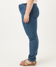 OLLIA45089 eur3(エウルキューブ) 【大きいサイズ/接触冷感】スリムストレッチデニムパンツ ネイビー(57)