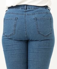 OLLIA45089 eur3(エウルキューブ) 【大きいサイズ/接触冷感】スリムストレッチデニムパンツ ネイビー(57)