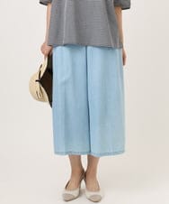 OLLID35109 eur3(エウルキューブ) 【大きいサイズ】ライトオンスデニムパンツ ライトブルー