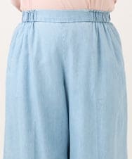 OLLID35109 eur3(エウルキューブ) 【大きいサイズ】ライトオンスデニムパンツ ライトブルー